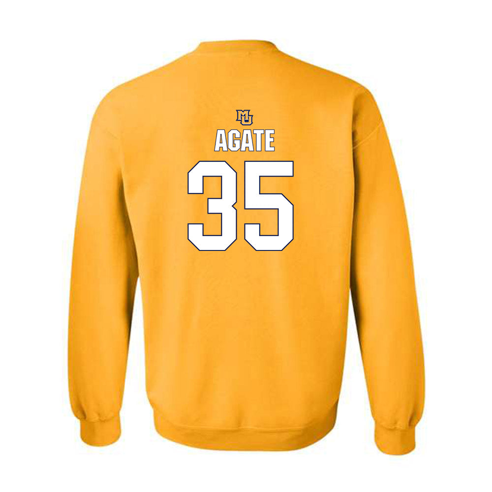 Marquette - NCAA Women's Lacrosse : Eliza Agate - Generic Shersey Crewneck Sweatshirt-1