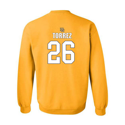 Marquette - NCAA Men's Soccer : Hudson Torrez - Generic Shersey Crewneck Sweatshirt-1