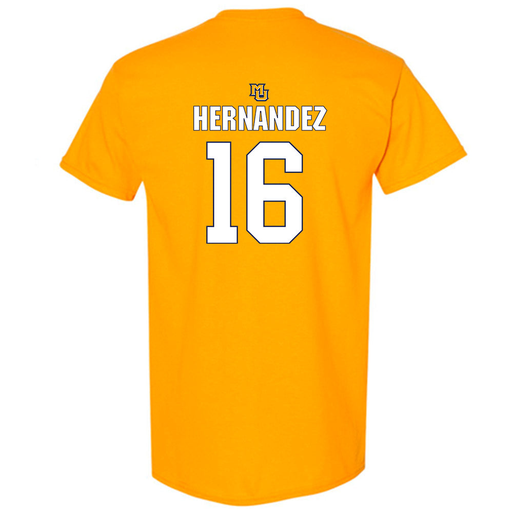 Marquette - NCAA Women's Soccer : Olivia Hernandez - Generic Shersey T-Shirt-1