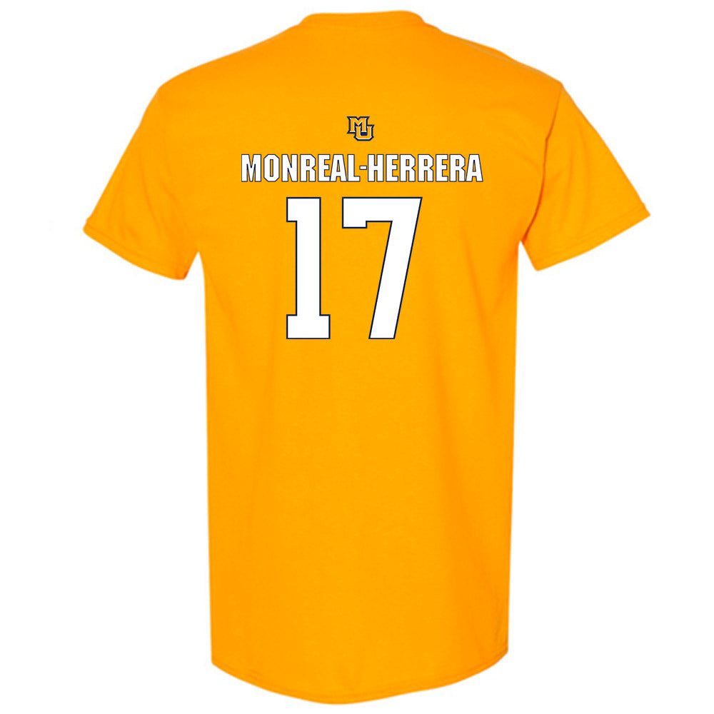 Marquette - NCAA Men's Soccer : Jonathan Monreal-Herrera - Generic Shersey T-Shirt-1