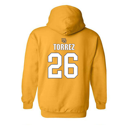 Marquette - NCAA Men's Soccer : Hudson Torrez - Generic Shersey Hooded Sweatshirt-1