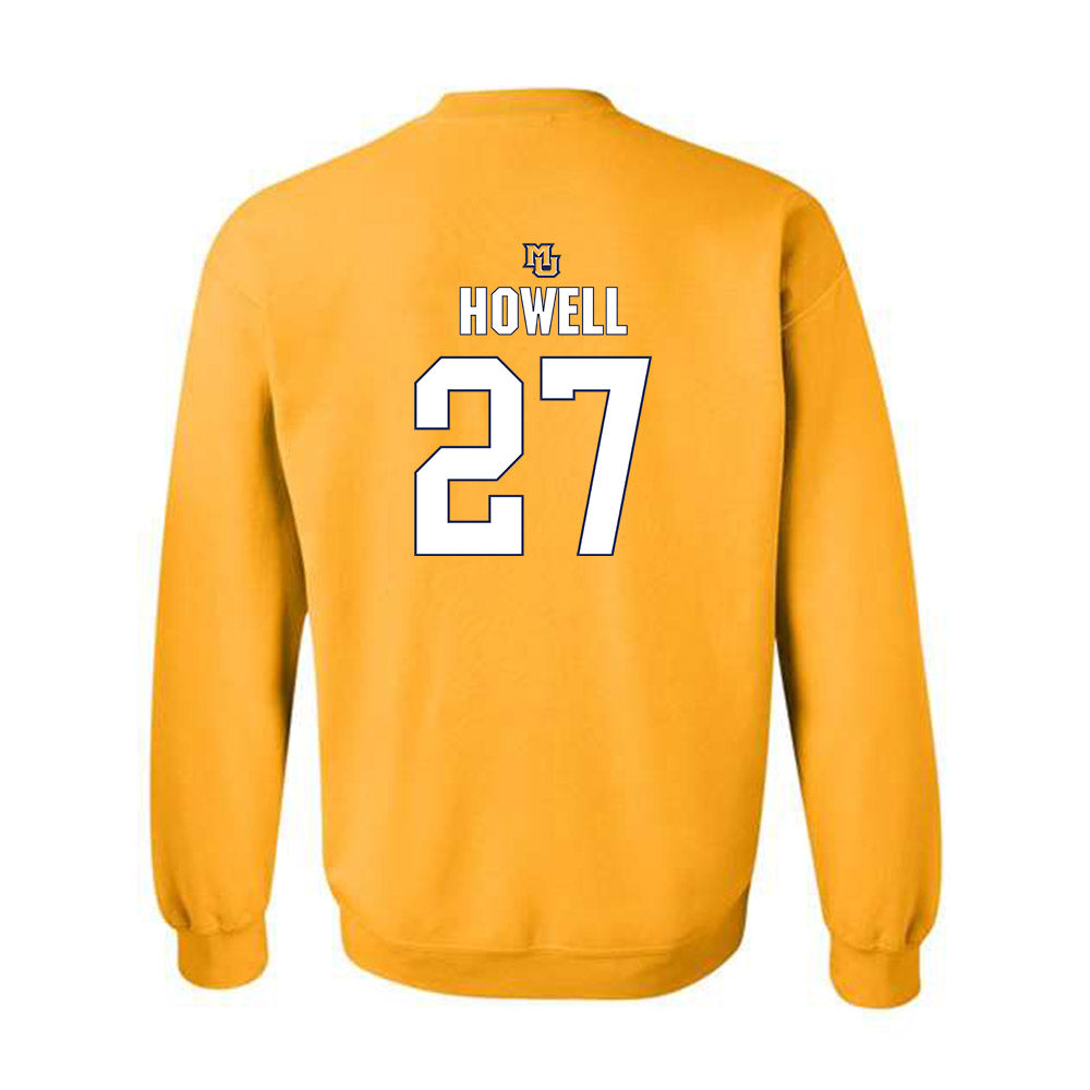 Marquette - NCAA Women's Lacrosse : Jillian Howell - Generic Shersey Crewneck Sweatshirt-1