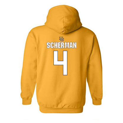 Marquette - NCAA Men's Lacrosse : Brol Scherman - Generic Shersey Hooded Sweatshirt