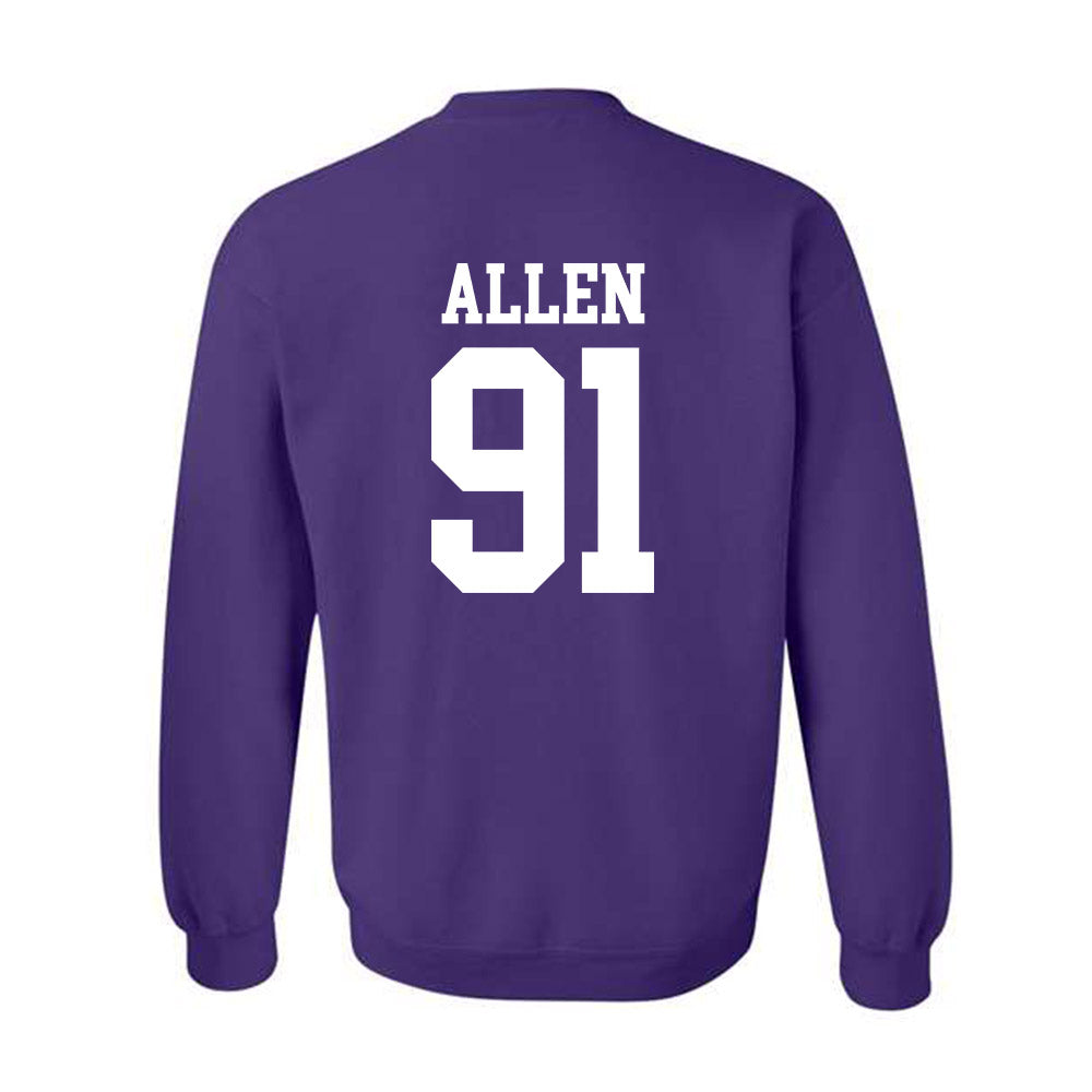 Kansas State - NCAA Football : Jordan Allen - Classic Shersey Crewneck Sweatshirt-1