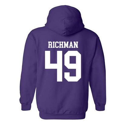 Kansas State - NCAA Football : Maguire Richman - Classic Shersey Hooded Sweatshirt-1