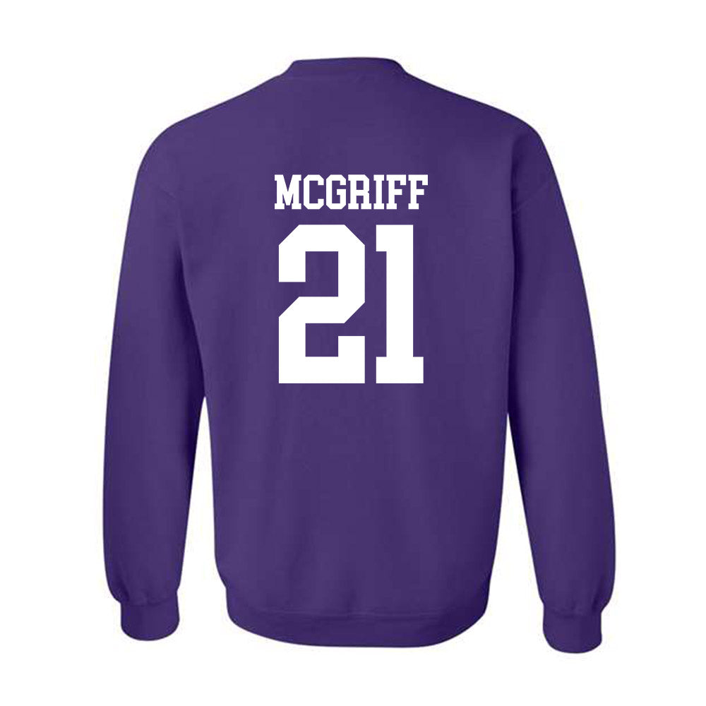 Kansas State - NCAA Men's Basketball : Khamari McGriff - Classic Shersey Crewneck Sweatshirt-1