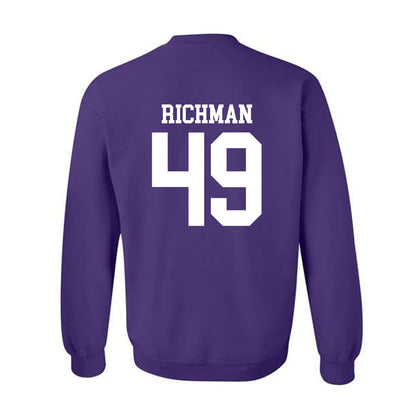 Kansas State - NCAA Football : Maguire Richman - Classic Shersey Crewneck Sweatshirt-1