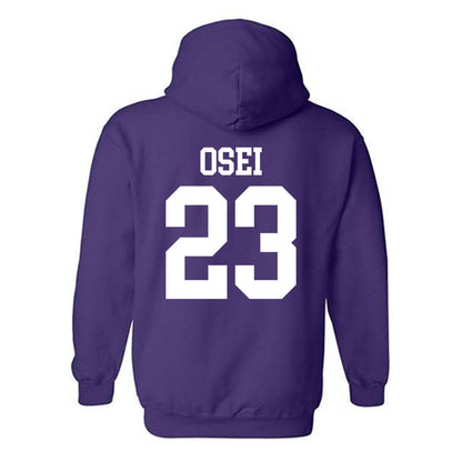 Kansas State - NCAA Men's Basketball : Stephen Osei - Classic Shersey Hooded Sweatshirt-1