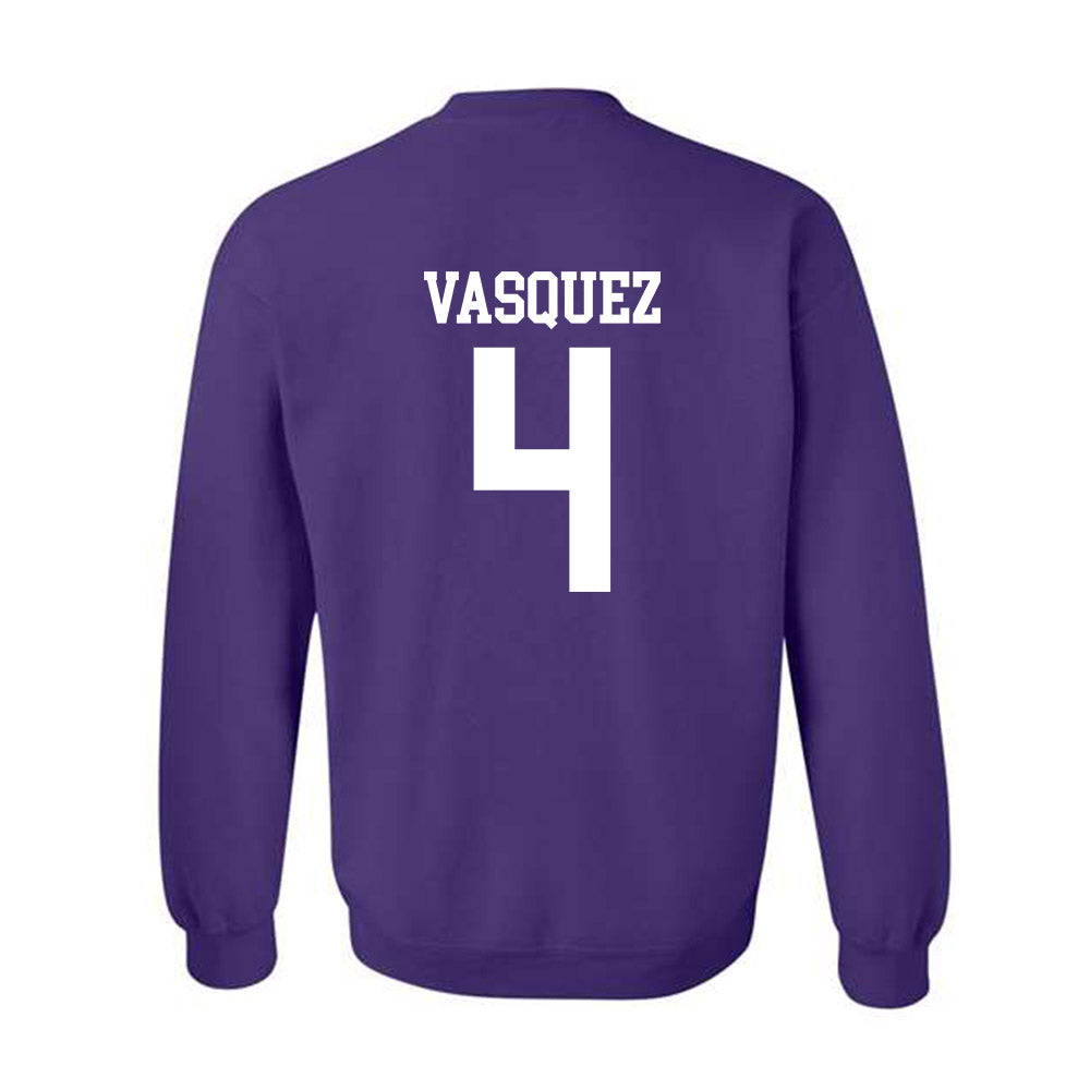 Kansas State - NCAA Baseball : Carlos Vasquez - Classic Shersey Crewneck Sweatshirt-1