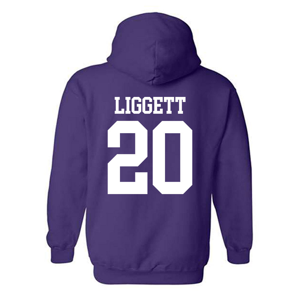 Kansas State - NCAA Baseball : Carson Liggett - Classic Shersey Hooded Sweatshirt-1