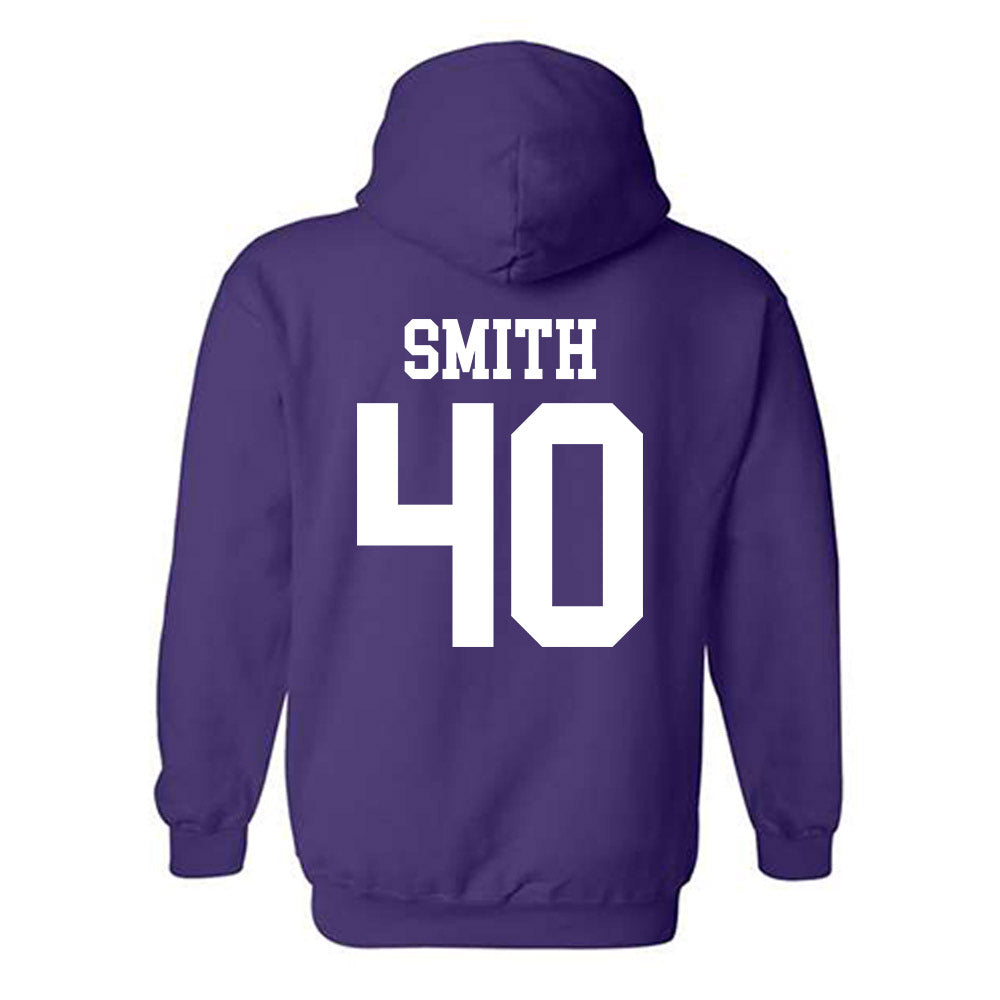 Kansas State - NCAA Baseball : Miles Smith - Classic Shersey Hooded Sweatshirt-1