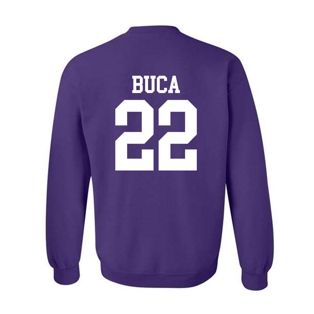 Kansas State - NCAA Men's Basketball : Dorin Buca - Classic Shersey Crewneck Sweatshirt-1