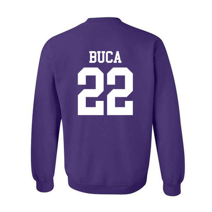 Kansas State - NCAA Men's Basketball : Dorin Buca - Classic Shersey Crewneck Sweatshirt-1