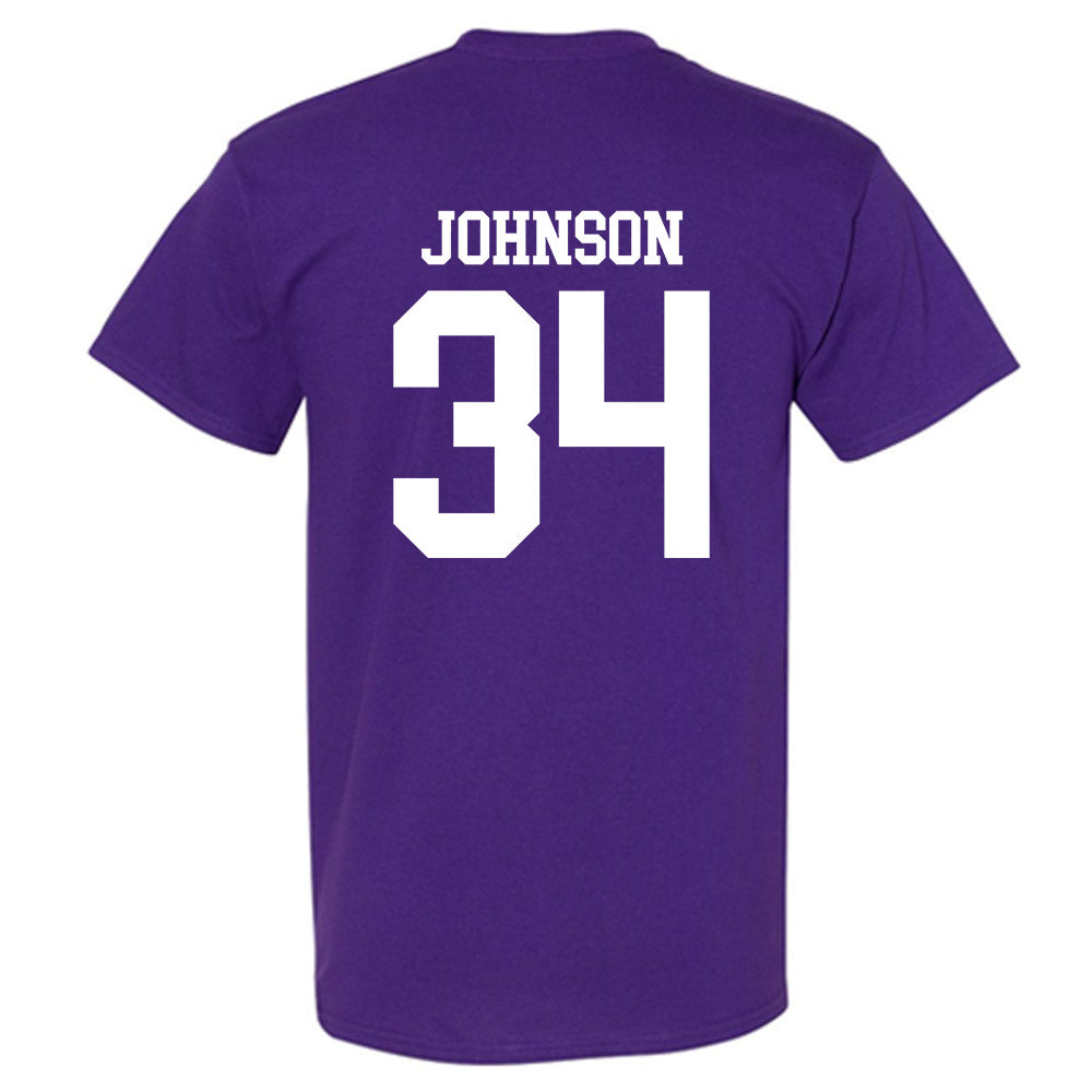 Kansas State - NCAA Men's Basketball : Nate Johnson - Classic Shersey T-Shirt-1