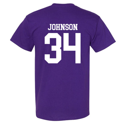 Kansas State - NCAA Men's Basketball : Nate Johnson - Classic Shersey T-Shirt-1