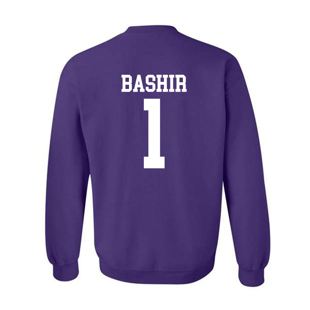 Kansas State - NCAA Men's Basketball : Abdi Bashir - Classic Shersey Crewneck Sweatshirt-1