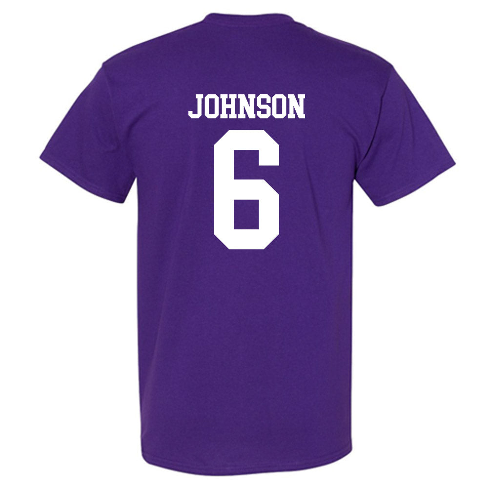 Kansas State - NCAA Men's Basketball : Marcus Johnson - Classic Shersey T-Shirt-1