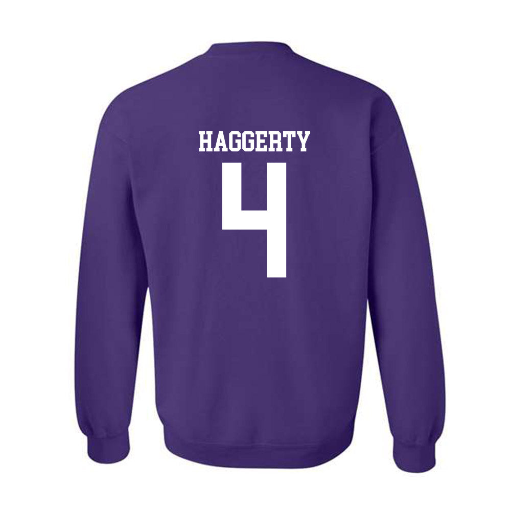 Kansas State - NCAA Men's Basketball : Pj Haggerty - Classic Shersey Crewneck Sweatshirt-1