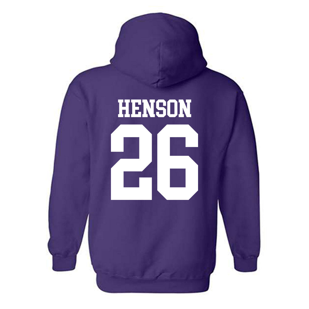 Kansas State - NCAA Baseball : Micah Henson - Classic Shersey Hooded Sweatshirt-1