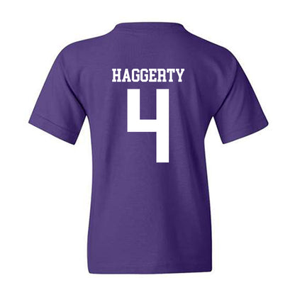 Kansas State - NCAA Men's Basketball : Pj Haggerty - Classic Shersey Youth T-Shirt-1