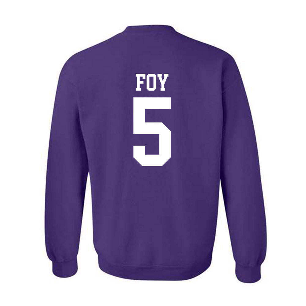 Kansas State - NCAA Women's Basketball : Aniya' Foy - Classic Shersey Crewneck Sweatshirt-1