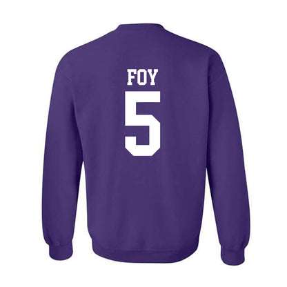 Kansas State - NCAA Women's Basketball : Aniya' Foy - Classic Shersey Crewneck Sweatshirt-1