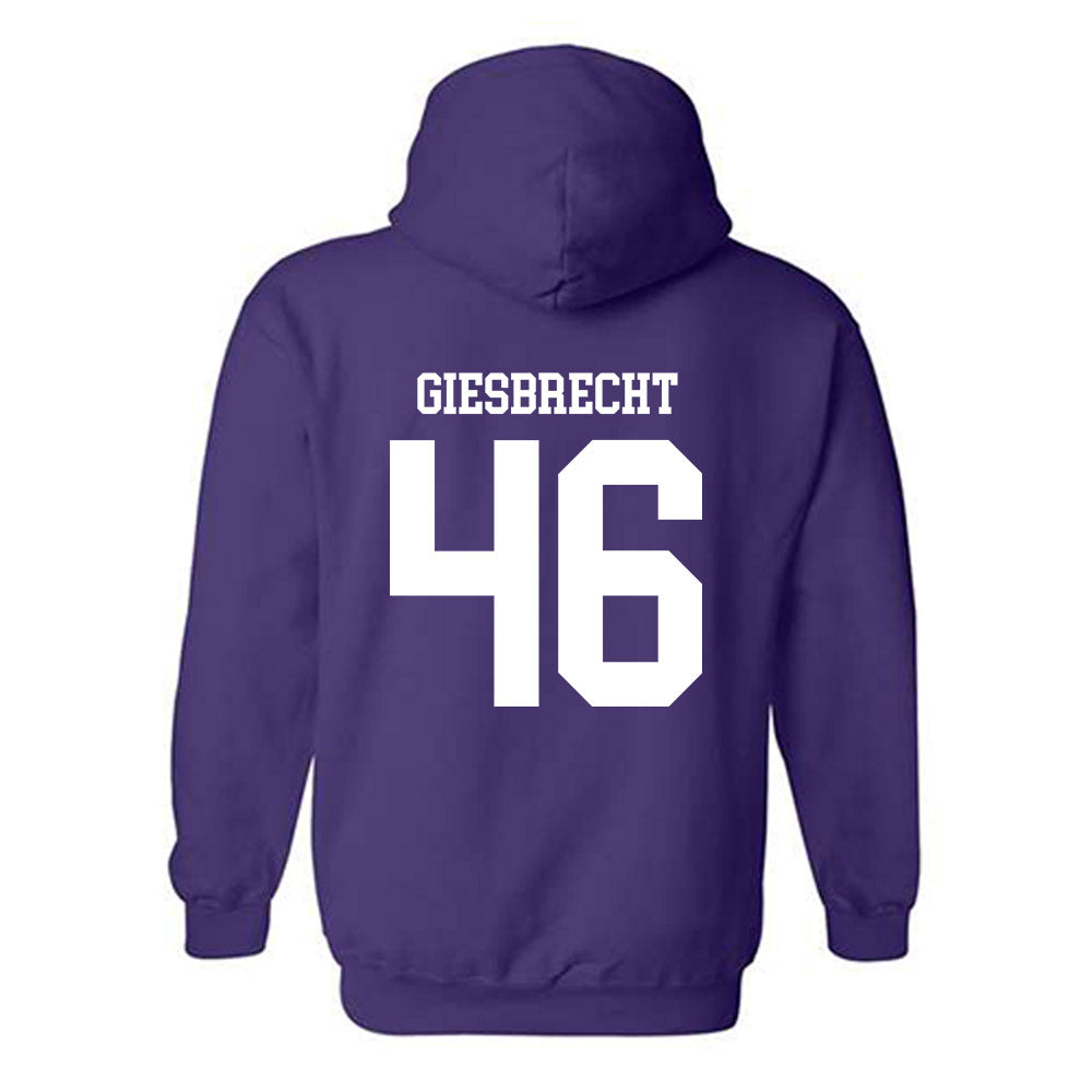 Kansas State - NCAA Baseball : Ethan Giesbrecht - Classic Shersey Hooded Sweatshirt-1