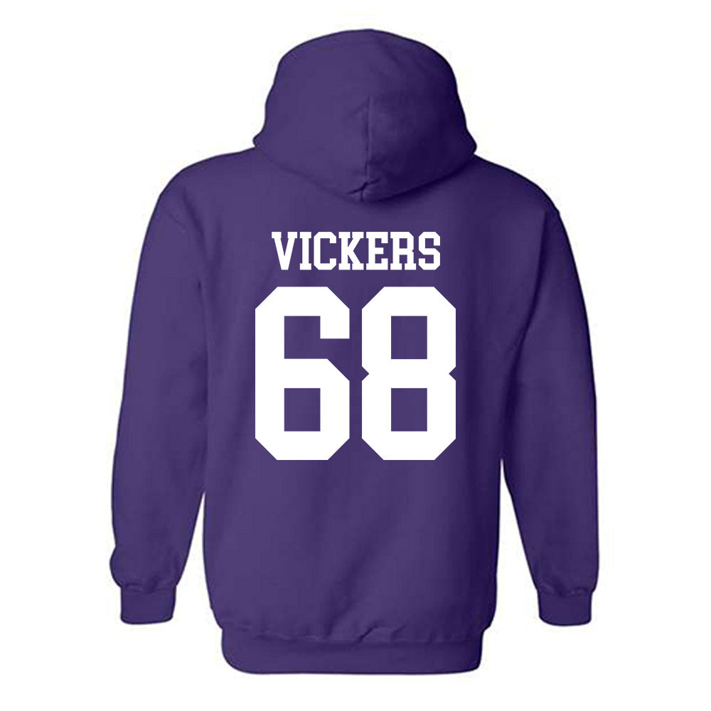 Kansas State - NCAA Football : Joe Vickers - Classic Shersey Hooded Sweatshirt-1