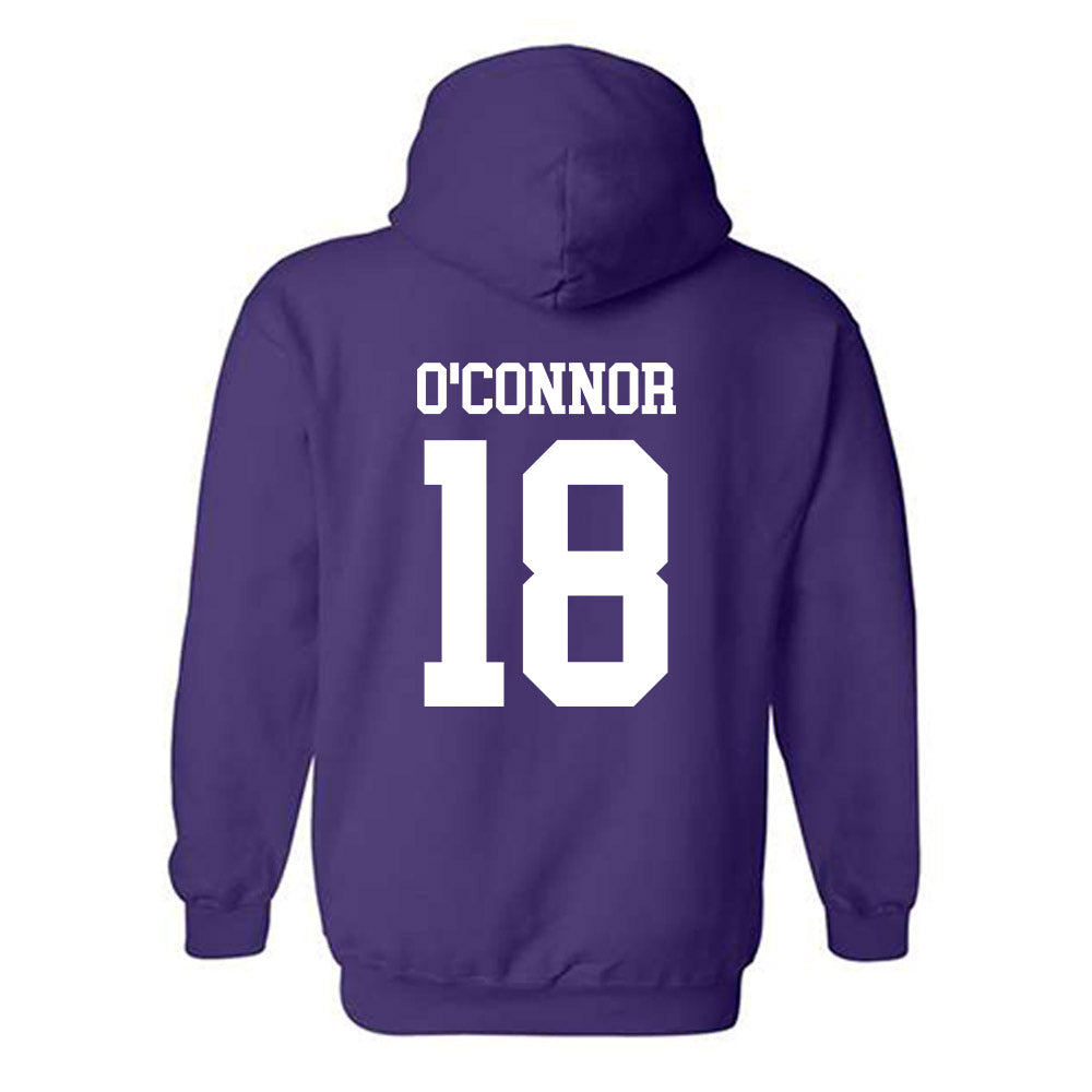 Kansas State - NCAA Baseball : Keegan O'Connor - Classic Shersey Hooded Sweatshirt-1