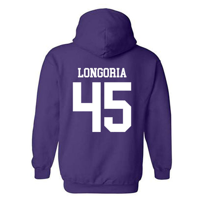 Kansas State - NCAA Baseball : Adan Longoria - Classic Shersey Hooded Sweatshirt-1
