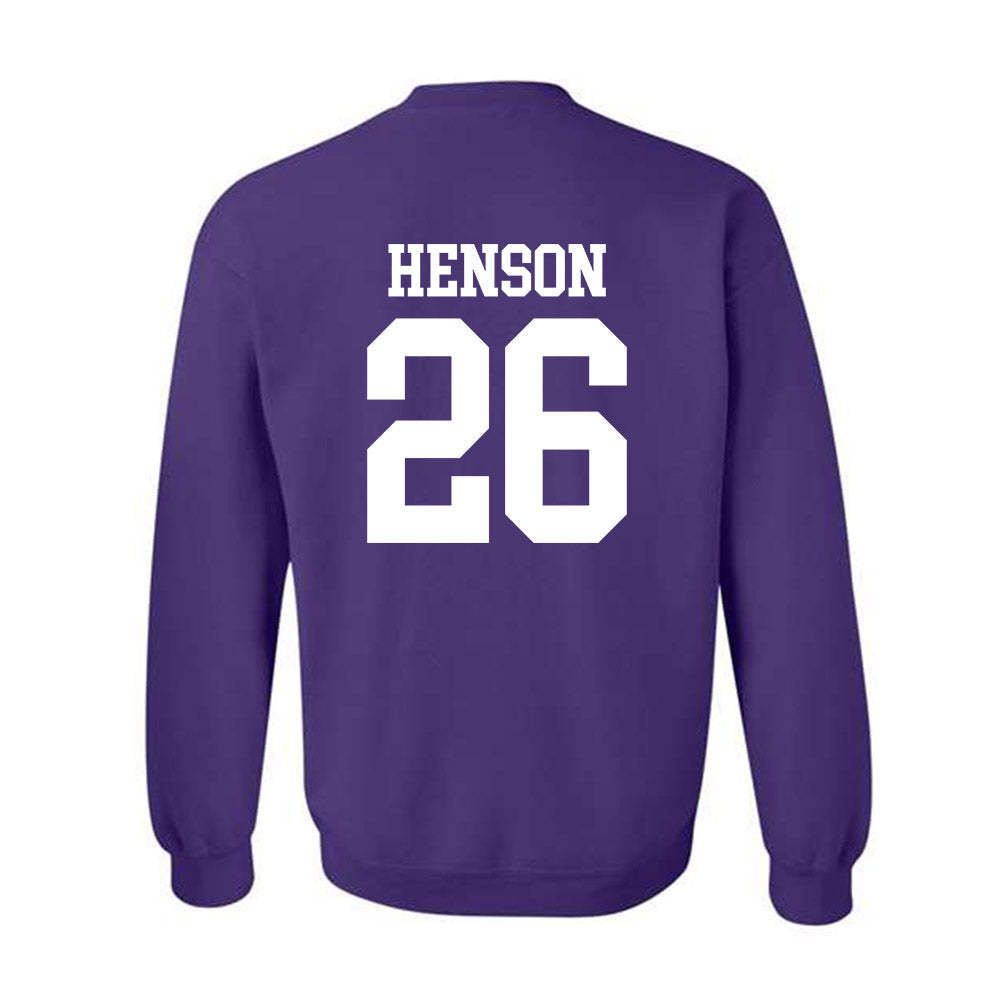 Kansas State - NCAA Baseball : Micah Henson - Classic Shersey Crewneck Sweatshirt-1