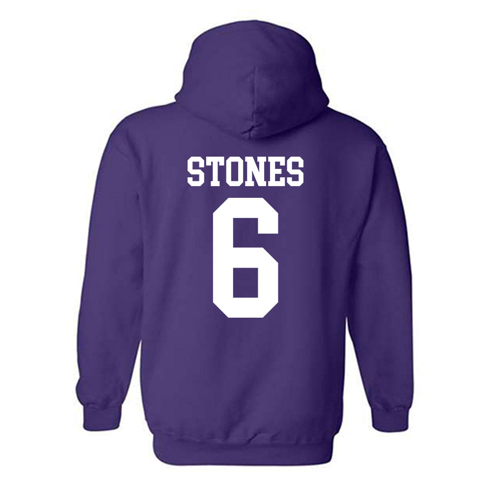 Kansas State - NCAA Women's Volleyball : Avery Stones - Classic Shersey Hooded Sweatshirt-1