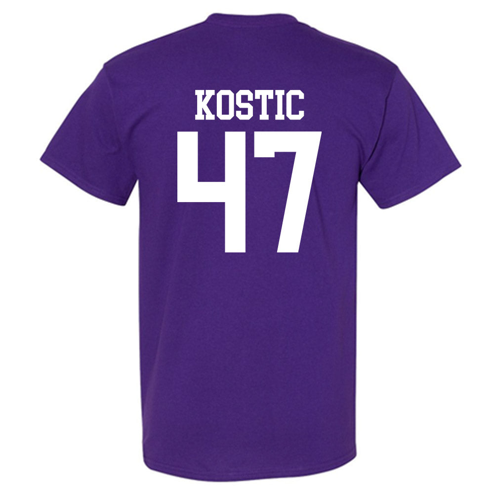Kansas State - NCAA Men's Basketball : Andrej Kostic - Classic Shersey T-Shirt-1