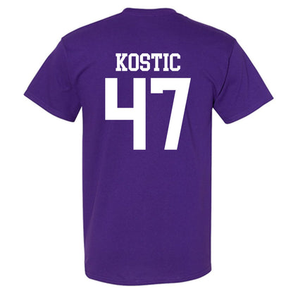 Kansas State - NCAA Men's Basketball : Andrej Kostic - Classic Shersey T-Shirt-1