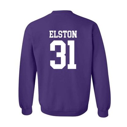 Kansas State - NCAA Football : Monterrio Elston - Classic Shersey Crewneck Sweatshirt-1
