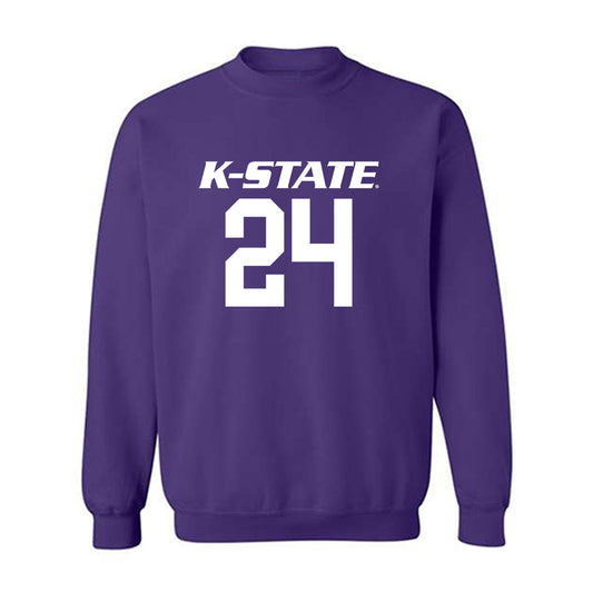 Kansas State - NCAA Baseball : Austin Haley - Classic Shersey Crewneck Sweatshirt-0