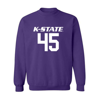 Kansas State - NCAA Baseball : Adan Longoria - Classic Shersey Crewneck Sweatshirt-0