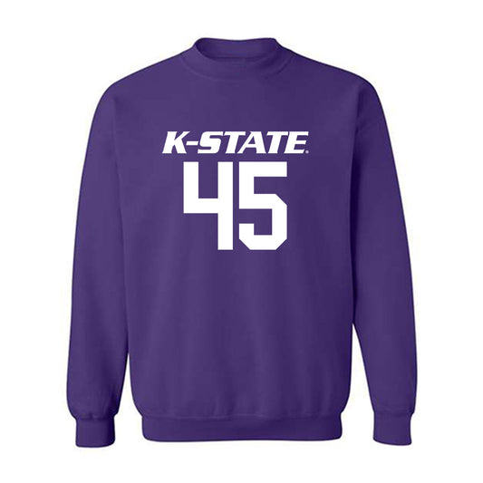 Kansas State - NCAA Baseball : Adan Longoria - Classic Shersey Crewneck Sweatshirt-0