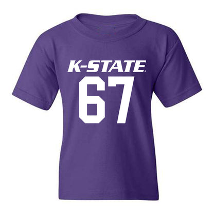 Kansas State - NCAA Football : Logan Cox - Youth T-Shirt