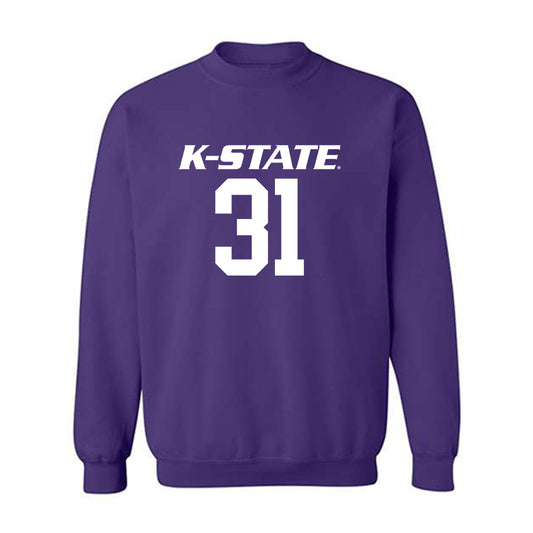 Kansas State - NCAA Football : Monterrio Elston - Classic Shersey Crewneck Sweatshirt-0