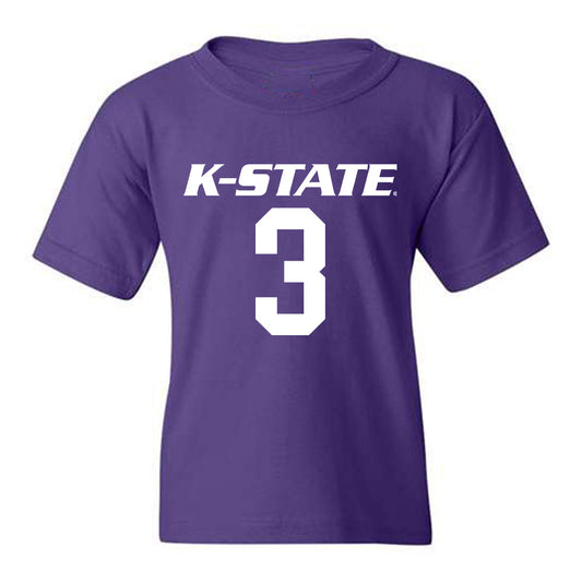 Kansas State - NCAA Men's Basketball : CJ Jones - Classic Shersey Youth T-Shirt