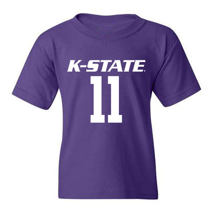 Kansas State - NCAA Men's Basketball : Brendan Hausen - Classic Shersey Youth T-Shirt