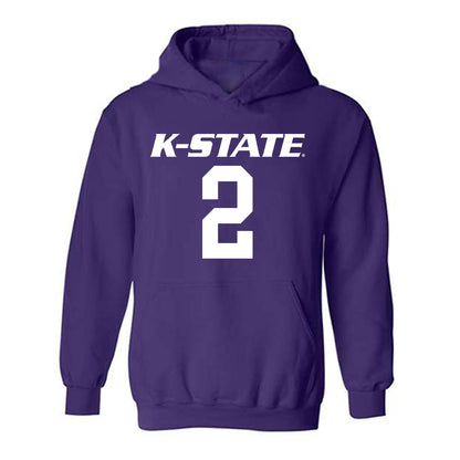 Kansas State - NCAA Women's Basketball : Temira Poindexter - Classic Shersey Hooded Sweatshirt-0