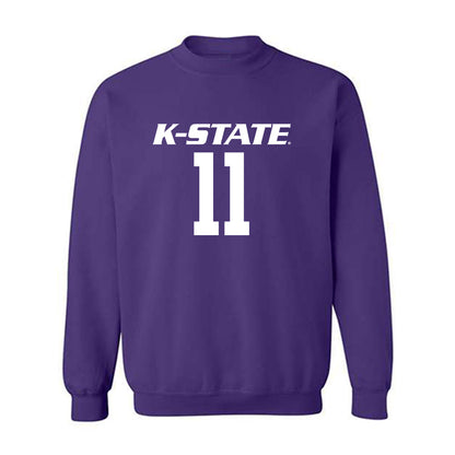 Kansas State - NCAA Women's Soccer : Emerson DeLuca - Classic Shersey Crewneck Sweatshirt-0