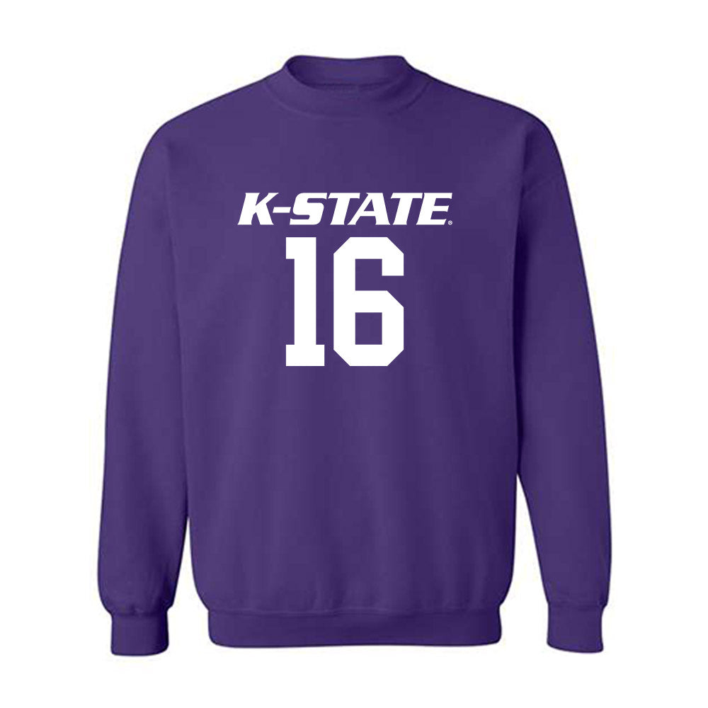 Kansas State - NCAA Women's Volleyball : Cadence Lundgren - Classic Shersey Crewneck Sweatshirt-0