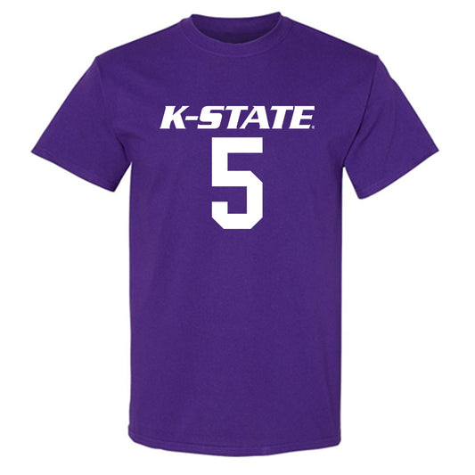 Kansas State - NCAA Women's Basketball : Aniya' Foy - Classic Shersey T-Shirt-0