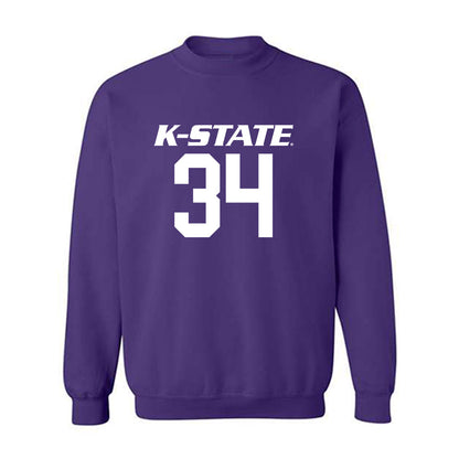 Kansas State - NCAA Women's Basketball : Tess Heal - Classic Shersey Crewneck Sweatshirt-0