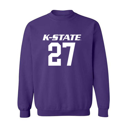 Kansas State - NCAA Football : Ben Wheeler - Classic Shersey Crewneck Sweatshirt-0