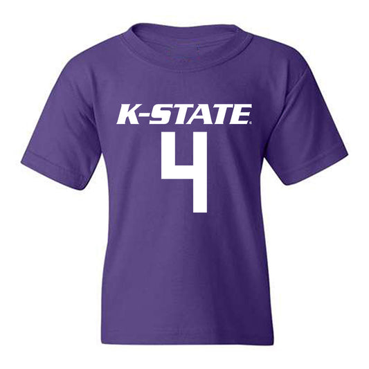 Kansas State - NCAA Women's Basketball : Nastja Claessens - Classic Shersey Youth T-Shirt-0