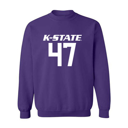 Kansas State - NCAA Men's Basketball : Andrej Kostic - Classic Shersey Crewneck Sweatshirt-0